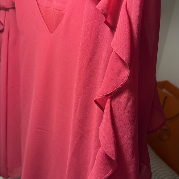Pink Ruffle Blouse - Picture 4 of 6